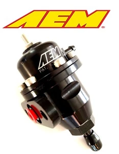 AEM Fuel Pressure Regulator Civic Integra Del Sol B16A B18C D16 FPR 25-300BK - Picture 1 of 6