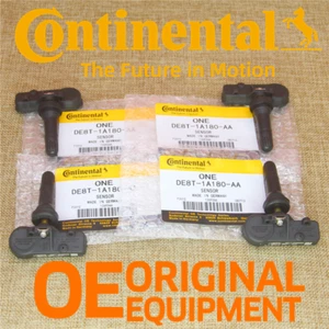 Set of 4 NEW For Ford Motorcraft Tire Pressure Sensor TPMS   DE8T-1A180-AA - Picture 1 of 10