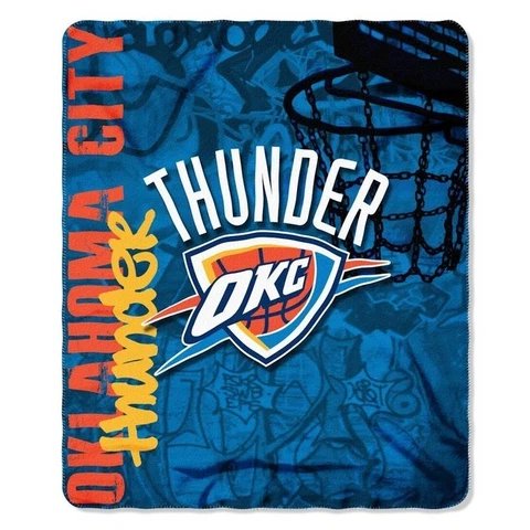 Oklahoma City Thunder 50" x 60" Painted Fleece Throw Blanket by Northwest Cover