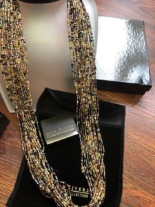 Joan Rivers 36" Rocailles Torsade Halskette in Juwelentönen Kunstperle Neu - Bild 1 von 3