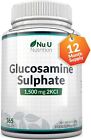 Glucosamine Sulphate 2KCl 1500mg - 365 Tablets - 1 Year Supply - High... 
