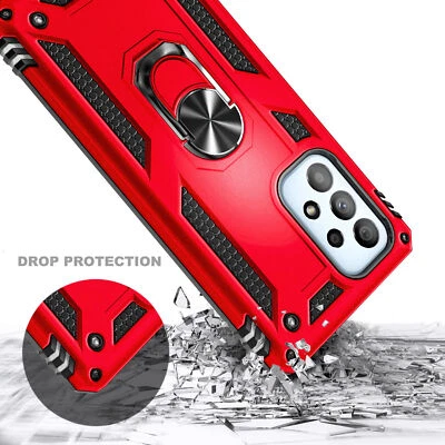 For Samsung Galaxy A26 5G Case Ring Kickstand Cover +Tempered Glass - Image 1 of 4