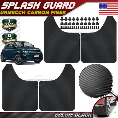 Molded Mud Flaps For FIAT 500 500C 500L 500X abarth Splash Guards Mudguards 4Pcs — 第 1/4 张图片