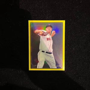 2019 Topps Baseball Collector Series Jay Groome Yellow /75 - Picture 1 of 7