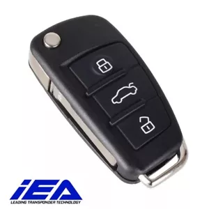 Telecomando ORIGINALE IEA chiave guscio per AUDI A1 A3 A4 A6 A8 TT Q5 Q7 3 tasti - Imagen 1 de 6