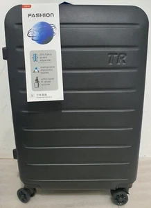 Estuche Rígido TR PC + ABS Expandible Ligero Mediano Maleta 8 Ruedas Negro + Bloqueo - Imagen 1 de 8
