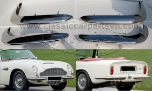 Aston Martin DB6 (1965-1970) bumpers by stainless steel NEW - Picture 1 of 4