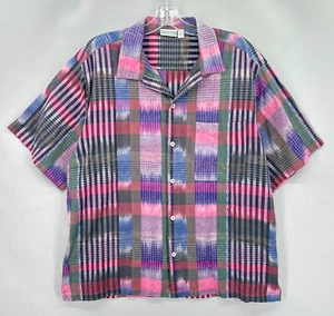 Vintage Patagonia Shirt Mens Large Button Up Purple Pink Camp 90s Pataloha Style - Picture 1 of 15