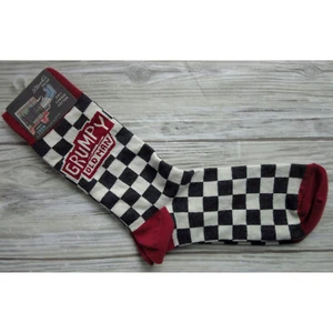 Blue Q Grumpy Old Man Novelty Crew Socks Men’s Size 7 - 12 Cotton Nylon Spandex - Picture 1 of 3