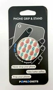 NEW PopSockets PINEAPPLE Pattern Finger Grip Kickstand for Mobile Phone tropical - Zdjęcie 1 z 3