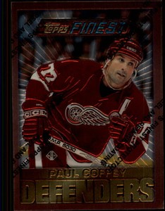 1995-96 Finest Red Wings Hockey Card #137 Paul Coffey B