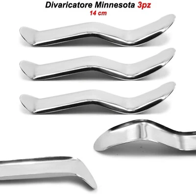 MEDSPO Retrattore Minnesota Dentale Divaricatore Guance Strumenti Apribocca Dentista X3