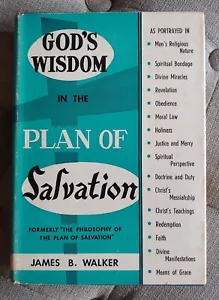 James Walker GOD'S WISDOM IN THE PLAN OF SALVATION Arminianism 1958 Higley HCDJ - Picture 1 of 3