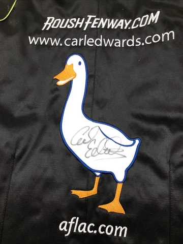 AUTOGRAPHED NASCAR CHASE AUTHENTICS JACKET 99 CARL EDWARDS MENS Medium Cover