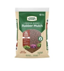 Groundsmart Rubber Mulch, 1.25 cu. ft. - Red