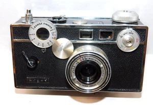 Argus C3 35mm Rangefinder Camera & Case Coated Cintar 50mm f/3.5 Lens 1955 Vintage - Bild 1 von 13