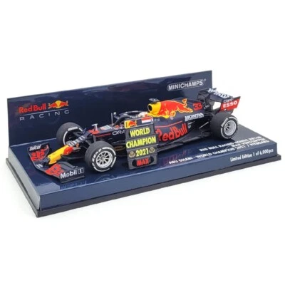 2021 Max Verstappen Red Bull Racing RB16B Abu Dhabi W.C. - 1/43 Minichamps - Immagine 1 di 4