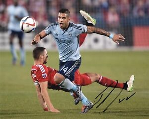 Dom Dwyer signed 8x10 Photo w/COA Sporting Kansas City MLS Soccer