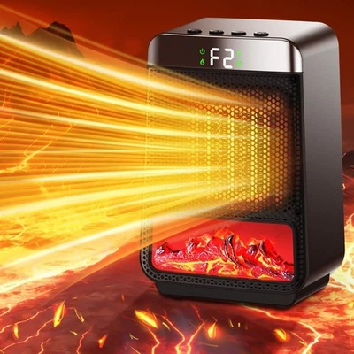 Portable Heater 1500W Electric Space Heater PTC Ceramic Heating Thermostat Gift - Image 1 of 4