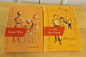 GUESS WHO OUR New Friends TEACHER ED~Dick Jane~1951 HC~Gray Artley~SALLY~PUFF~ - Picture 1 of 12