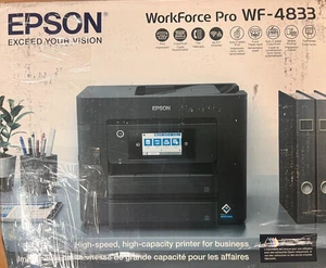 Epson WorkForce Pro Inkjet Black All-In-One Printer - WF-4833 - Picture 1 of 2
