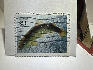 USA 1996 Endangered Species Gila Trout Stamp Used - Bild 1 von 2