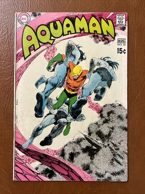 Aquaman #52: VG+ to FN-, DC Comics July-August 1970 $7 Ship - Image 1 of 4