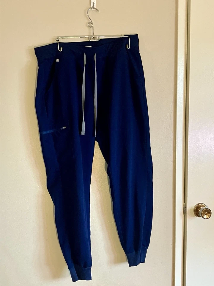 Pantalones Médicos Figs Mujer Azul Marino Alto Desperdicio Enfermera Médica Médica Médica Foto 1 de 4