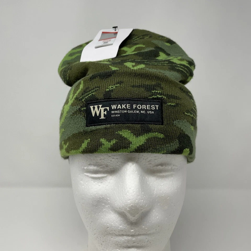 Wake Forest Demon Deacons Beanie ️Nike Veterans Camo Salute to Service Hat