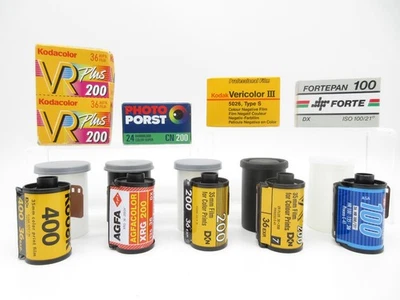 10 Stück - Konvolut abgelaufener 35 mm Filme Kleinbildfilm - Mystery Pack - Bild 1 von 4