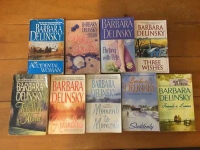 Barbara Delinsky   Lot Of 9 Paperbacks   Romance, Mystery, Drama   bd1 - Image 1 of 3