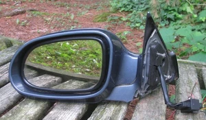 03-09 MERCEDES CLK320 CLK350 DOOR MIRROR DRIVER LEFT LH AUTODIM METALLIC BLUE - Picture 1 of 10