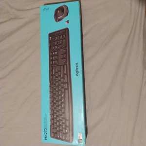 Logitech MK270 Wireless Keyboard and Mouse Combo Full-size Numeric Keypad UK BN - Picture 1 of 5