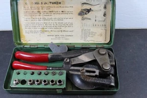 Whitney Metal Tool Co. No.5 Jr. Metall Handstanze - Bild 1 von 7