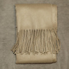 Christian Dior ECHARPES Cashmaire Scarf Fringe Winter Made in Japan Brown