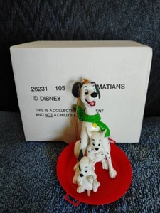 Vintage 1990 s Disney Grolier 101 Dalmations Christmas Ornament New - Picture 1 of 2