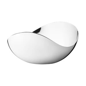 Bloom by Georg Jensen Stainless Steel Tall Mirror Bowl Large - Vtg NOS - Picture 1 of 2