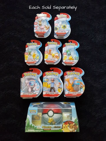 Pokemon Battle Figure Pack *Choose* Pikachu Charmander Bulbasaur Squirtle & more Cover