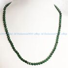 Natural Faceted 4mm Multicolor Gemstone Round Beads Silver Clasp Necklace 18"aaa