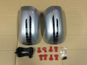 Arrow Type LED Side Mirror Cover For '1995-'2000 Benz W202 C-Class Silver - Imagen 1 de 2
