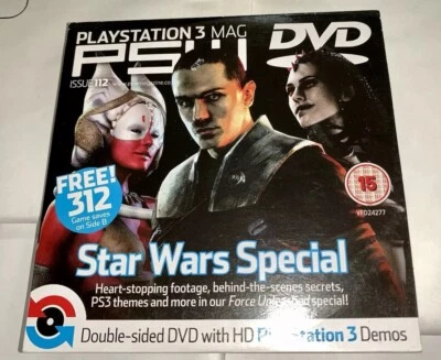 2008 PS3 Demo Disc Star Wars Special PSW Magazine PAL UK Double Side Promo VGC - Image 1 of 4