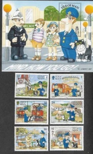 Isle of Man Postman Pat 1994 set & min sheet mnh Animation Cartoons - Picture 1 of 1