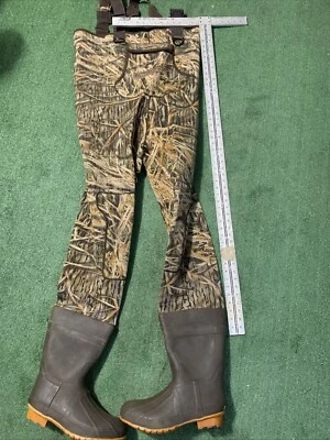 5mm Kobuk Shadow Grass Blades Camo Neoprene Hunting Wader Lug Size 12 - Image 1 of 4