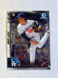 2016 Bowman Chrome - Kenta Maeda #25 (RC) Rookie Card - Picture 1 of 2