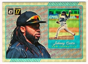 2017 Donruss Optic Johnny Cueto All Stars Gold Vinyl #AS5 (1/1)