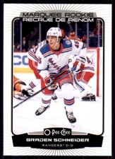 2022-23 UD O-Pee-Chee OPC Marquee Rookies Base #547 Braden Schneider