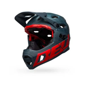 Bell Super DH MIPS Helmet - L - Blue - Crimson - AS-NZS 2063-2008 Standard - Picture 1 of 2