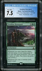 ZENDIKAR RESURGENT (2016) Magic: The Gathering PreRelease Rare 147/184 CGC 7.5 - Picture 1 of 2