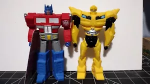 TRANSFORMERS Titan Guardians Optimus Prime and Bumble Bee Hasbro 2013 - Picture 1 of 9