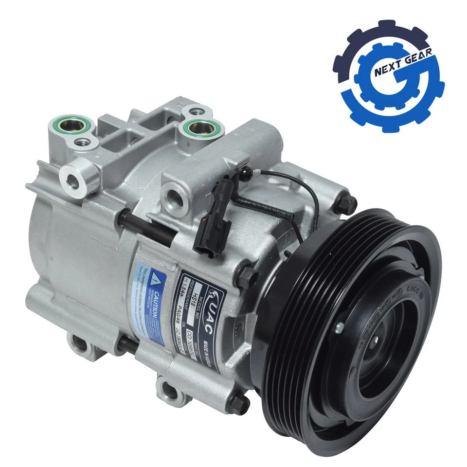 New UAC A/C Compressor for 2001-2006 Hyundai Santa Fe CO10957C - Image 1 of 1